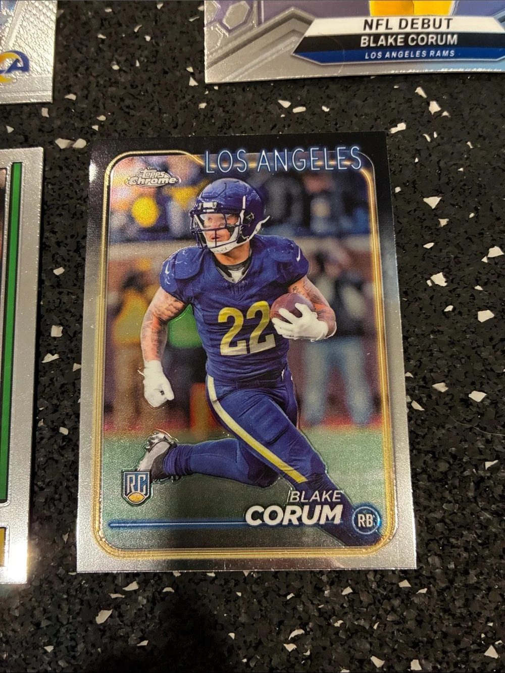 Topps Football Card Lot with Blue and Yellow Accents - Picture 5 of 7